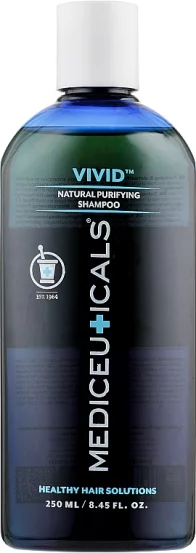 Шампунь для очищення та детоксикації Mediceuticals Vivid, 250 мл