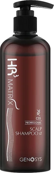 Шампунь против выпадения волос Genosys HR3 Matrix Scalp & Hair Shampoo (CHS), 300 мл